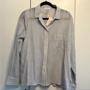 VINCE Button Down with STRETCH NWOT